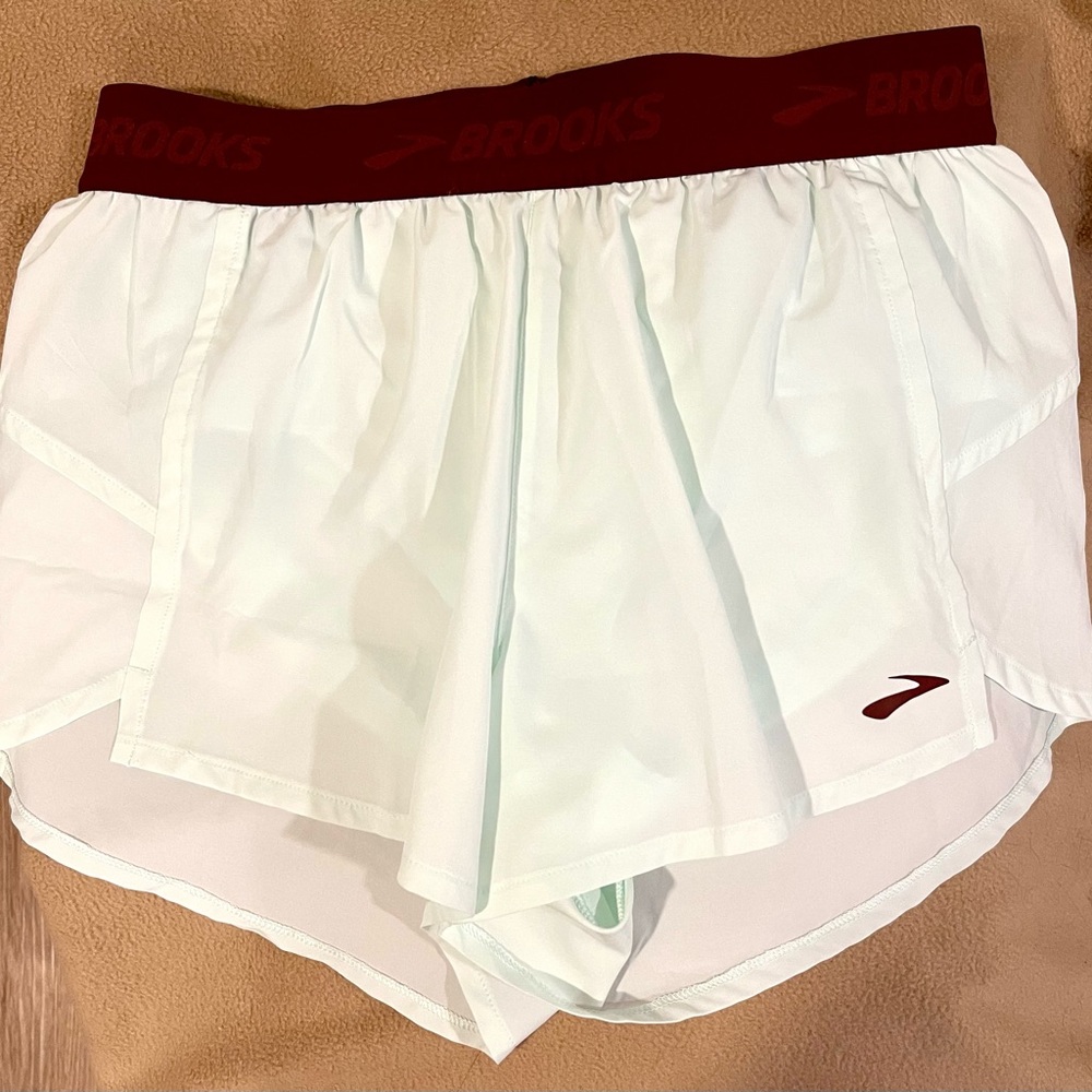 Brooks Chaser 3” Short, M, NWOT, Light Mint Color